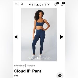 Balance Athletica / Vitality Cloud Leggings Navy